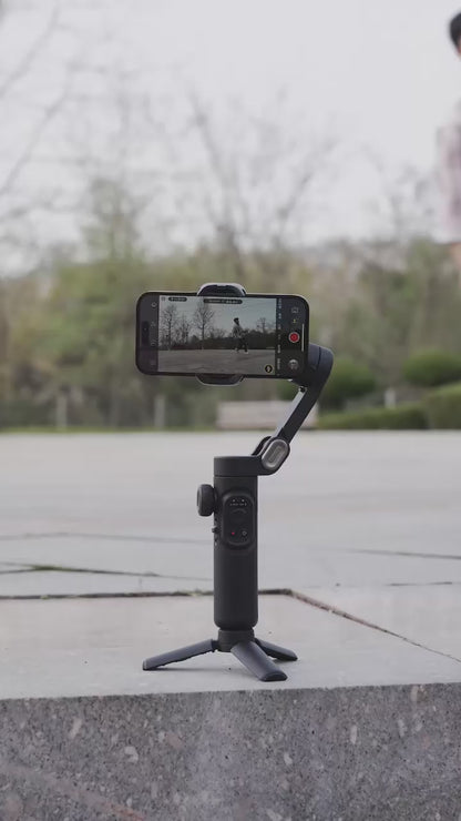 3-Axis Handheld Gimbal Stabilizer with Tripod | Anti-Shake Smartphone Mount